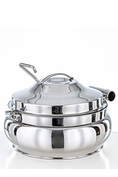 Radin Almarjan Hot Pot Stainless Steel Hydraulic Lid 28CM 6000ML Silver