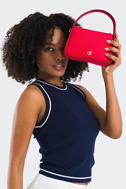 U.S. Polo Assn. Cross Strap Women's Bag Red Us25259