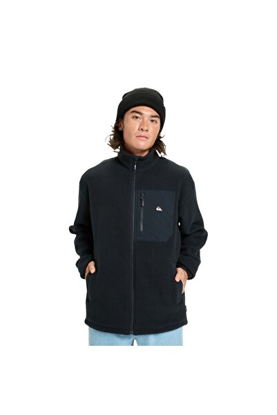 Quiksilver Clean Coast Fz Men's Black Fleece Jacket Men's Fleece Jacket Eqypf03066