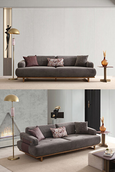 Eymense Siena Üçlü Koltuk Kanepe Antrasit