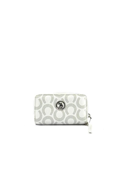 U.S. Polo Assn. Women's Wallet Denim-White Usc23363