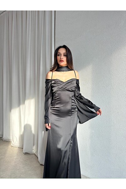 Mooi Butik Olivia Dress 8748 - Black