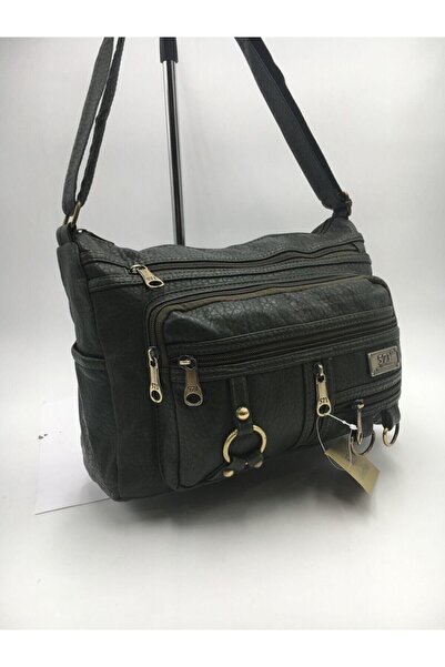 Çanta Trend Washed Leather Shoulder Bag (Crossbody, Strap, Shoulder, Bag, Messenger) Khaki Green