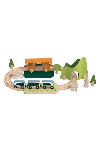 Classic World Ahşap Küçük Tren Seti 50618