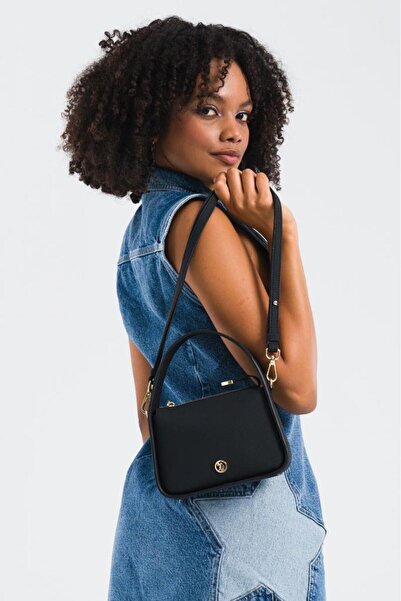 U.S. Polo Assn. Cross Strap Women's Bag Black Us25259