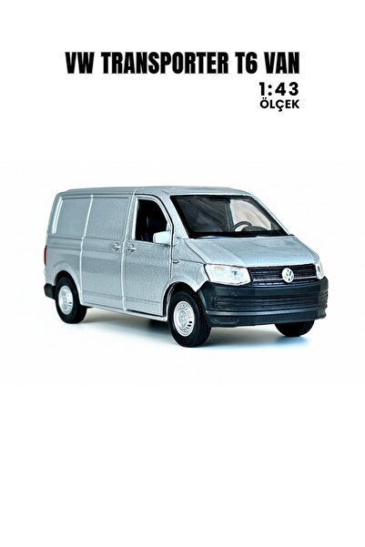 craftivio Gri 1:43 Ölçek Die Cast Kapıları Açılır Lisanslı Volkswagen Transpo...
