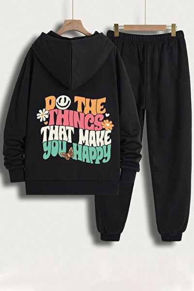 trendypassion Κάντε τα πράγματα που σας φτιάχνουν σετ φόρμας στάμπας