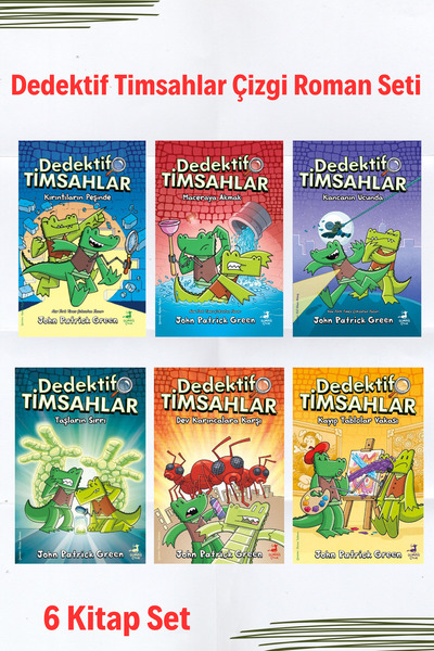Olimpos Yayınları Dedektif Timsahlar Çizgi Roman Seti (6 Kitap)