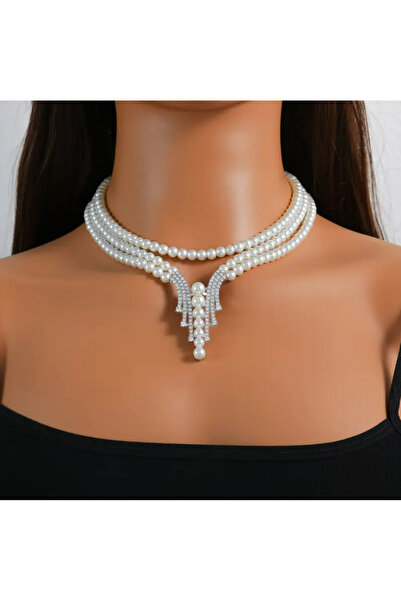 set.up Special Design Stone Pearl Set