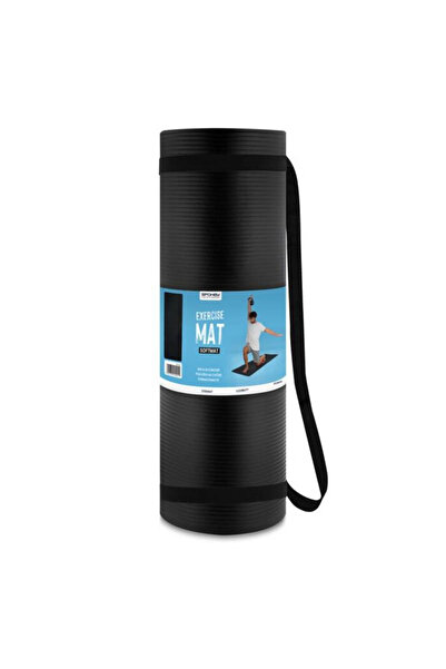Spokey SOFTMAT fitness mat, 180x60 cm, thickness 1.5 cm, black color