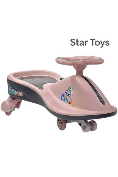 STAR TOYS سيارة عجيبه هزازة للأطفال مع إضاءة LED وموسيقى شيلات