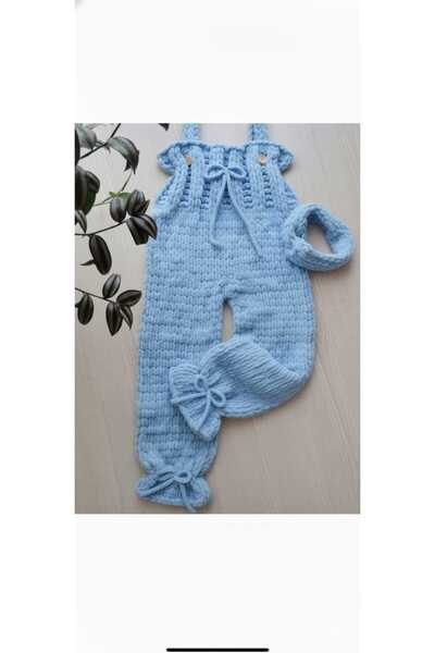 Nova بدلة فتاة منتفخة محبوكة يدويًا، بدلة عصرية مع باندانا كهدية