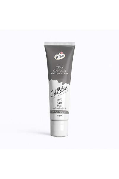 Top Ingrediente Colorant Alimentar Gel – Concentrat - Gri - 50 Grame – Dr Gusto