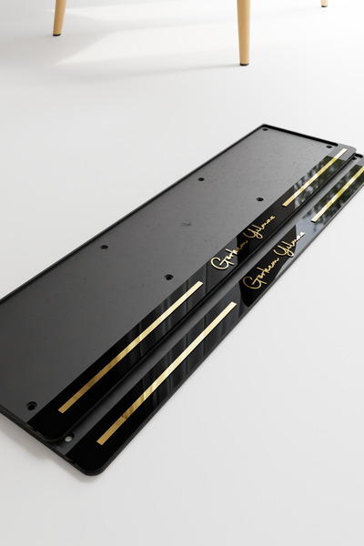 acargrafik Kişiye Özel Kesimli Pleksi Plakalık Takımı