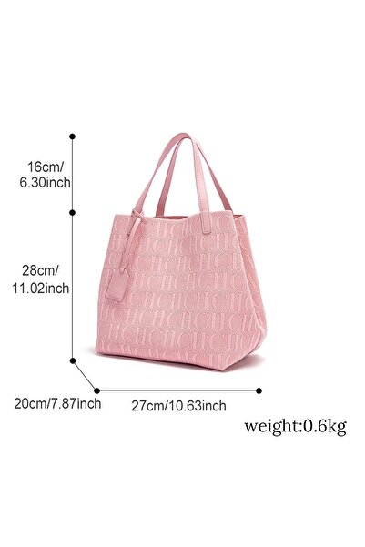 Generic Womens Handbag Large Capacity Shopping Tote Simple Casual Commuter Bag