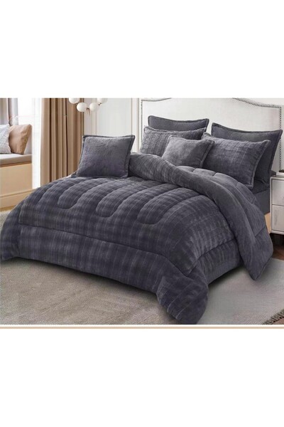 alzawia High-quality 6-piece velvet winter bedspread set (260*240 cm)