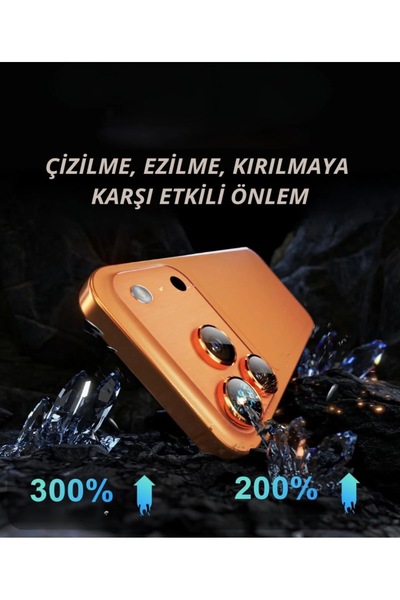 HYPERSOFT iPhone 17 Pro Max/17 Pro Compatible Sapphire Camera Lens Protector with Easy Installation Tool