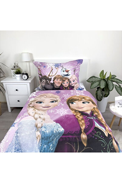 Frozen Disney Frozen Pink-purple bedding set 140×200cm, 70×90 cm