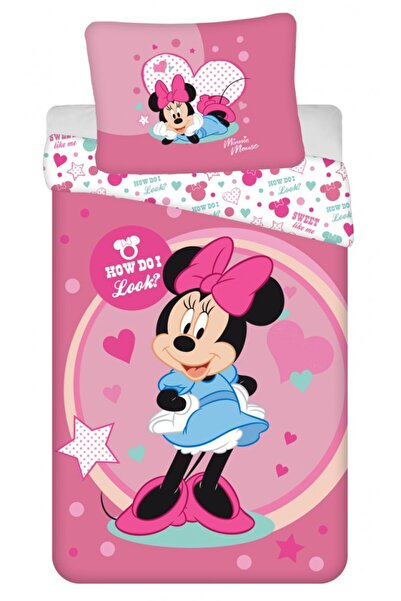 Minnie Mouse Disney Minnie Look bedding set 140×200cm, 70×90 cm microfiber
