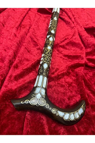 Bozgeyik Sedefcilik baston, kakma,hediyelik,