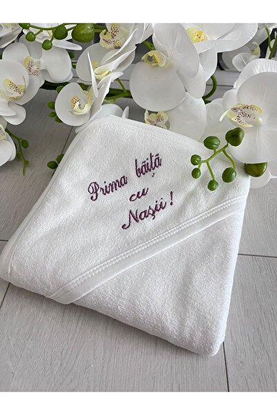 GabrielleBebe Prosop Prima Baita cu Nasii Brodat Culoare Personalizata