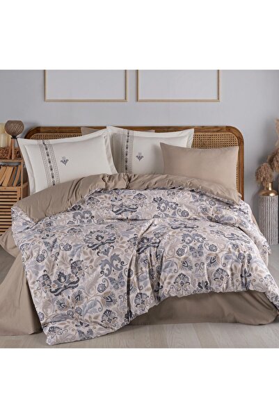 Hobby Single Poplin Duvet Cover Set Anabel Gray