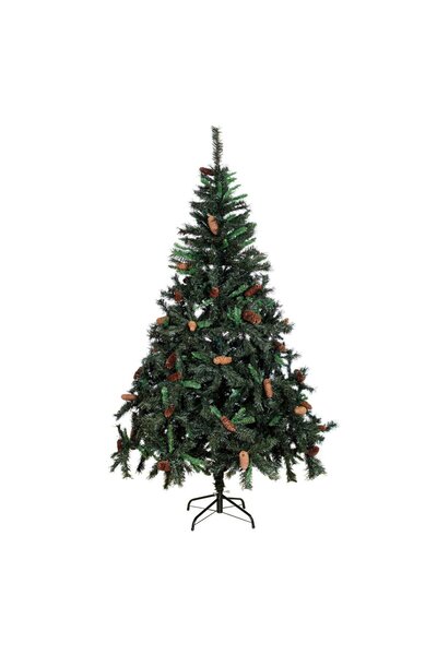 OEM Brad de Craciun Verde cu Conuri 962 de ramuri - 2.1m