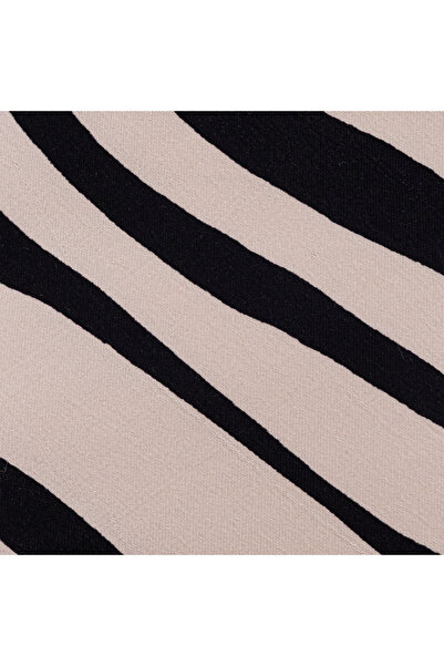 Enchanté Sori ZEBRA SILK MIDI DRESS