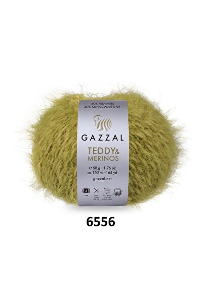 GAZZAL İPLİK Gazzal Teddy Merino Premium Πλεκτικό Νήμα Πολυτελείας 5 Τεμαχίων...