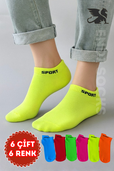GOLDEN SOCKS Microfiber 6-Piece Comfortable Flexible Soft Breathable Sports S...