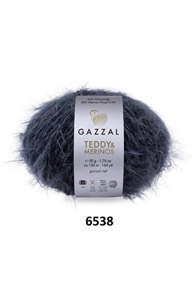 GAZZAL İPLİK Gazzal Teddy Merino Premium Πλεκτικό Νήμα Πολυτελείας 5 Τεμαχίων...