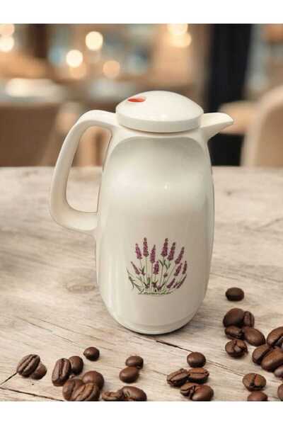 Alsaif Gallery 1.5L Insulated Thermos with a stylish lavender design, featuring a tight-fitting lid and strong insulation for hot and cold beverages.