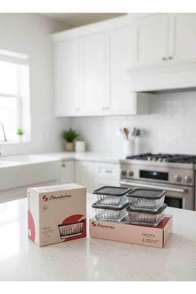 Paşabahçe Frezya Saklama Kabı Cam Kahvaltılık