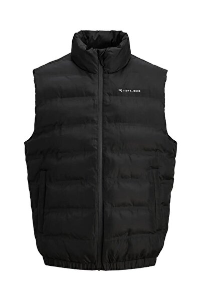 Jack & Jones JJALPES HEAT QUILTED BODYWARMER AW25 VEST Black 12286689-BL