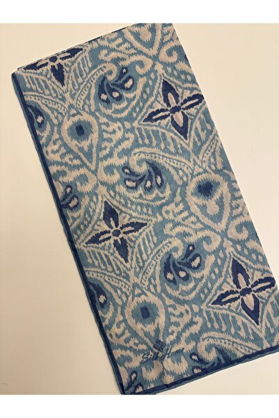 Silk Home Eșarfă din bumbac moale Nehir Pattern