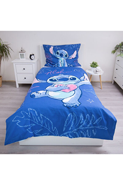 Stitch Disney Lilo and Aloha Blue bed linen 140×200cm, 70×90 cm