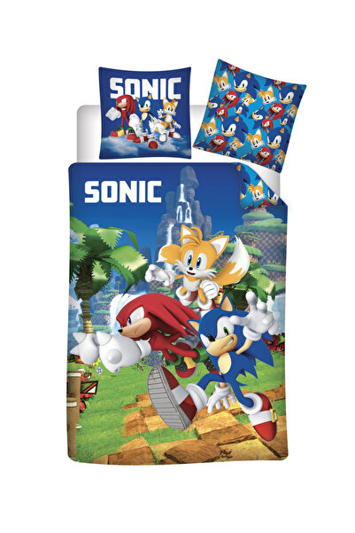 Sonic Speedy Dreams Hedgehog Children's bedding 100×135 cm, 40×60 cm