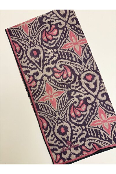 Silk Home Eșarfă din bumbac moale Nehir Pattern