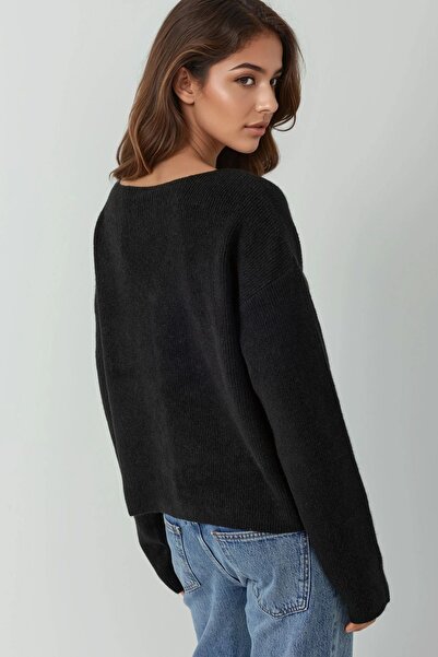 Hiccup Ultra Soft V-Neck Buttoned Dual-Use Knitwear Cardigan