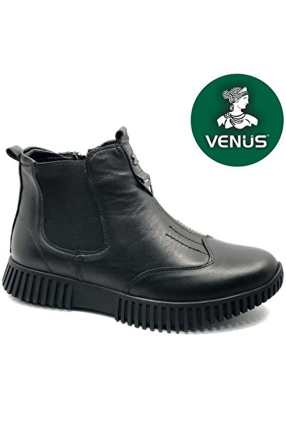 Venüs Cizme ortopedice pentru femei Turgana din piele naturală, cu talpă plat...