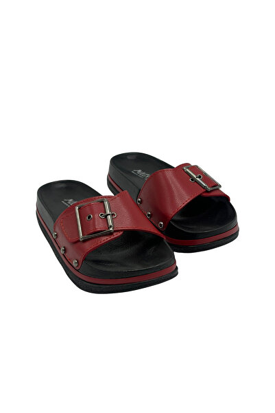 MULEX 2251 Daily Women's Slippers Thick Soled Soft Red