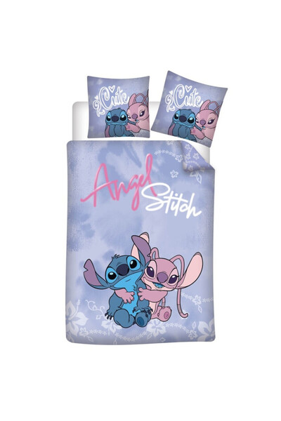 Stitch Σετ κλινοσκεπασμάτων Disney Lilo και Stitch 140×200cm, 65×65 cm