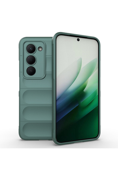 NANOSPACE حافظة متوافقة مع Xiaomi Redmi 15 غطاء سيليكون عرقي بتصميم خلفي مجوف...