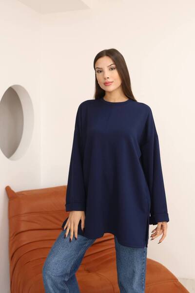 SUN STYLE Women's Comfortable Fit Belted Modal Tunic - Casual & Stylish Combination