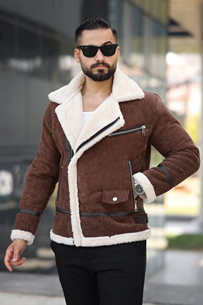 Kawimoda Trendy Velvet Biker Coat with Fur Inside - Matches Casual and Special Outfits