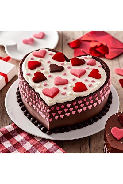 LOVYCO Heart Fireproof Non-Stick Metal Cake Mold 27 cm