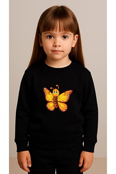 playwear Παιδικό Φούτερ Σετ με στάμπα GOLD BUTTERFLY για Κορίτσια και Αγόρια,...