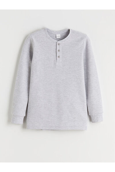LC Waikiki Özmarka New Season Crew Neck Boys' Pajama Top