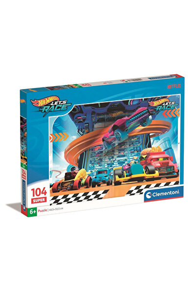 HOT WHEELS Mid-air Puzzle Clementoni de 104 piese