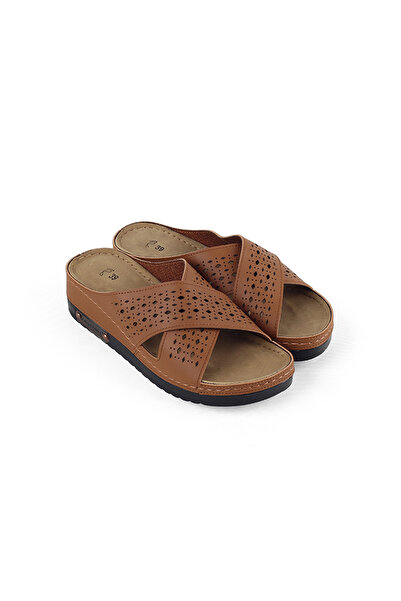 M Miel Women's Orthopedic Sole Double-Strapped Comfortable Mother Slippers Home Slippers Slippers